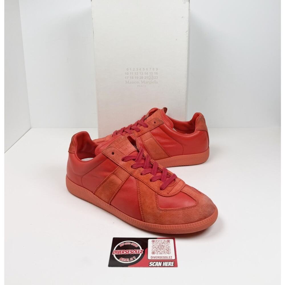 Size 41EU/8US - Maison Margiela GAT Orange Suede Sneakers🧡 Retail $700!